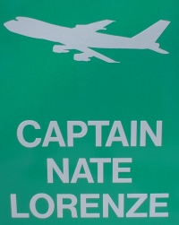 Nate's sign we ordered from Sporty's Pilot Supplies in Ohio.